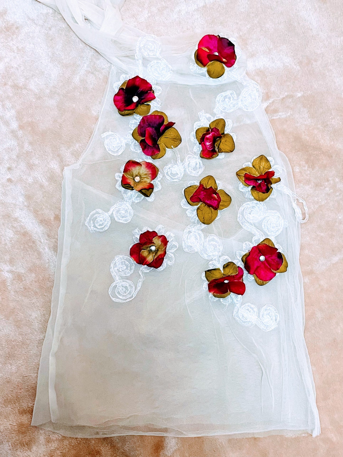 Sheer Floral Halter