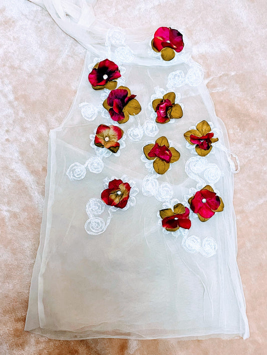 Sheer Floral Halter